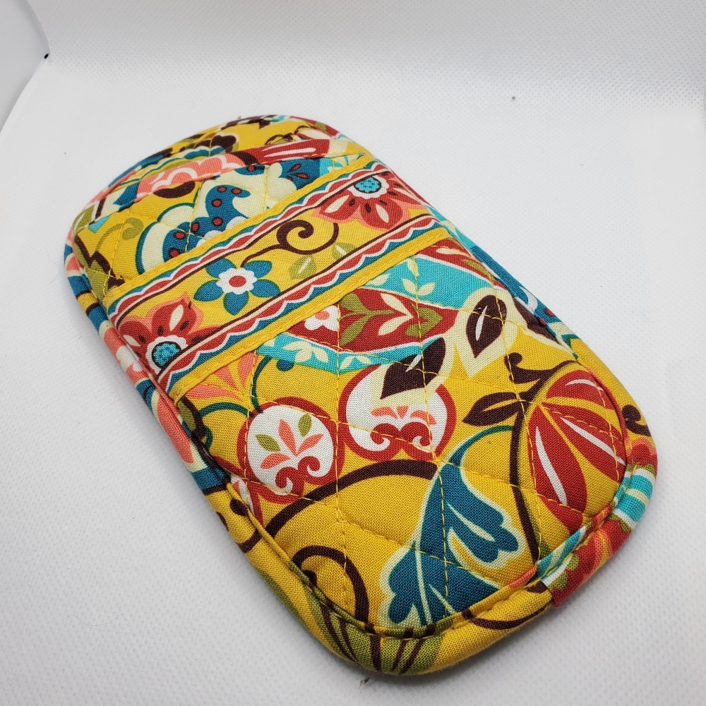 Vera Bradley Yellow Floral Glasses Case